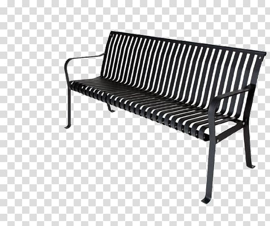 Bench Street furniture Metal Steel, street chair transparent background PNG clipart